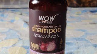 #wow shampoo red onion seed oil# unboxing#shopping for (Amazon)