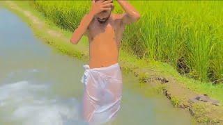 My first vlog | swimming in Tube Well water pool in village | TubeWell water fun by village boys