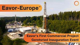 Eavor's First Commercial Project - Geretsried Inauguration Event