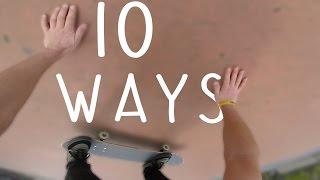 10 Ways to Stop on your Skateboard