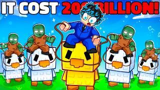 I Spent 200 Billion for a Chicken Zombie Army in Grow a Garden!