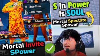 Mortal Invite Spower in SOUL at 12  Mortal Shocked by Spower Gameplay 