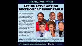 AAPF Affirmative Action Decision Day Roundtable