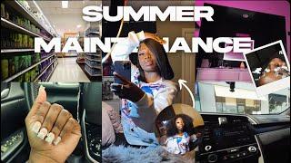 GLOW Up With Me For Summer| Maintenance Vlog, Nails, Lashes, Shopping, Hair