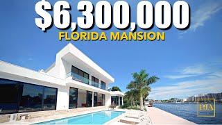 $6,300,000 MANSION TOUR in Fort Lauderdale Florida | Luxury Home Tour | Peter J Ancona