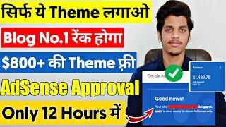 $800+ Theme FREEBest WordPress Theme 2022 For AdSense Approval