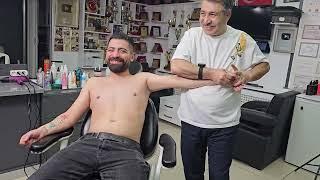 THIS IS THE BEST ASMR MASSAGE AND CARE ! RELAXING TURKISH BARBER MASSAGE