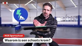 Waarom is een schaats krom?️ | NOS Sportschool met Mark Tuitert | NOS Sport