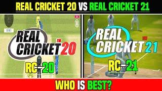 Real cricket 20 vs Real cricket 21 Full Gameplay | Concept Gameplay | Rc20 vs Rc21 | Real cricket 21