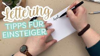 Lettering Basics und Tipps für Einsteiger