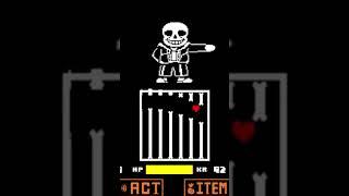 Sans Battle No Hit First Attack