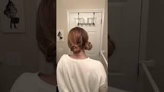 Simple & fast two buns hair tutorial