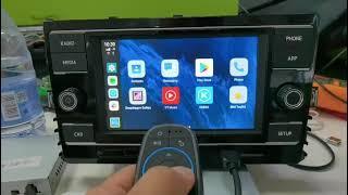 NAVLYNX ApplePie CarPlay AI Box can be operated by bluetooth air mouse