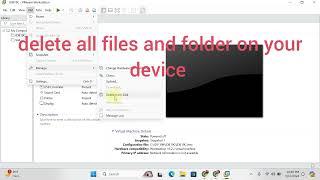 How to Permanently Delete Virtual Machines in VMware Workstation 2024