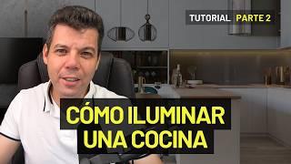 Cómo Renderizar una Cocina con V-Ray - Tutorial 2 - Iluminación Fotorrealista