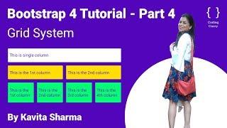 Grid System Basic - Bootstrap 4 Tutorial in Hindi Part - 4