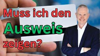 §34a GewO - Muss ich den Ausweis zeigen?