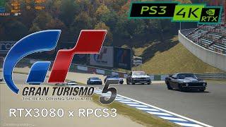 Gran Turismo 5 (GT5) / RTX 3080 4K / PS3 emulator for PC RPCS3