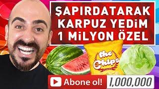 ŞAPIRDATARAK KARPUZ YEDİM 1 MİLYON ÖZEL TROLLEDİM !