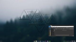 Best Dark Windows 10 Theme 2019 - Rainmeter