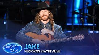 Jake Brings The Audience To Life With 'Stayin Alive' By The Bee Gees | Australian Idol