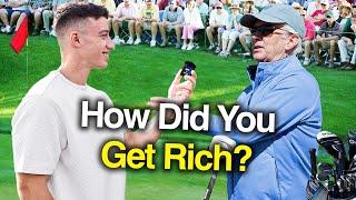 Asking Millionaire Golfers How They Got RICH!