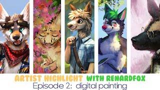 Artist Highlight Ep 2: Digital Painting (Thanshuhai, Vollmondsekunde, Jacato, Berubeswagos, Nomax)