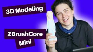 A Beginner's Guide to 3D Modeling with ZBrushCoreMini, with Tugce!