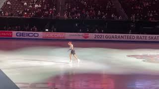 Skate America 2021. Ladies medal ceremony.