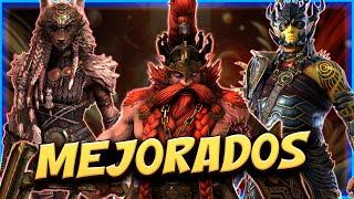  AL FIN!: 3 MITICOS MEJORADOS **y pintan muy bien ahora...**【 RAID SHADOW LEGENDS 】