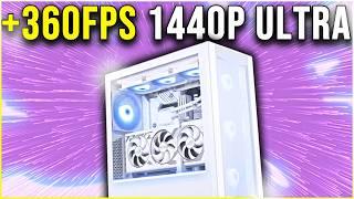 BEST: $1400 Gaming PC Build in 2024  1440p 360+ FPS!