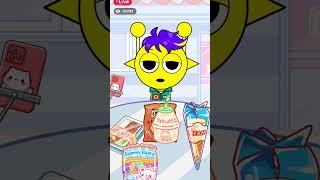 SPRUNKI YELLOW MOD SIMON MUKBANG YAKULT #sprunki #funny #sprunkimod #animation #games #sprunkisong