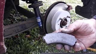 ЗАМЕНА ЗАДНИХ ТОРМОЗНЫХ ДИСКОВ НИССАН | REPLACING REAR BRAKE DISCS nissan almera n15