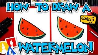 How To Draw The Watermelon Emoji 