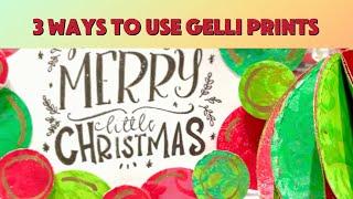 3 Ways to Use Gelli Prints