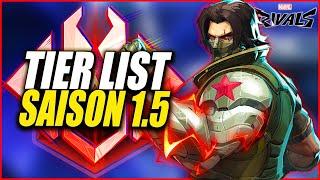 TIER LIST RANKED SAISON 1.5 SUR MARVEL RIVALS ► QUEL HÉROS JOUER EN RANKED POUR GAGNER !!!