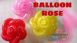 How to make Balloon Rose using 2 pcs. 260Q long balloons