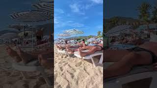  KLEOPATRA BEACH walk 4k | Alanya TURKEY 2024 | DELICIOUS DAY【4K】️    #beach