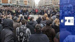 Continúa la tensión en el barrio de Gamonal de Burgos