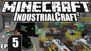 Minecraft + Industrial Craft 2 #5 | Laser Powered Mining!