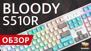 ОБЗОР A4TECH BLOODY S510R | ИГРОВАЯ КЛАВИАТУРА С ПОДСВЕТКОЙ RGB