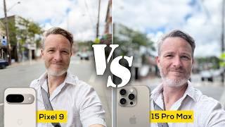 Pixel 9 versus iPhone 15 Pro Max camera comaprison