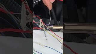 Soldering Small Wires - Torn Apart Wiring Loom  EveryDay WorkShop #shorts