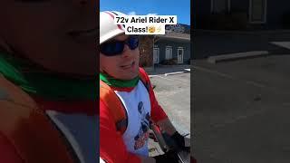 72v Ariel Rider X Class 55mph!️