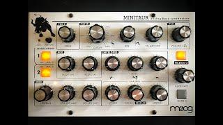 Moog Minitaur - Playing the Presets