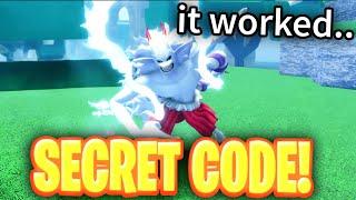 Fruit Battlegrounds SECRET ADMIN CODE! GIVES FREE ORUCHI!? Roblox