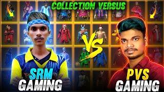 பாவம் Hari Scar 30K  !! SRM GAMING vs PVS GAMING Tamilnadu Richest Rare Collection Battle Video