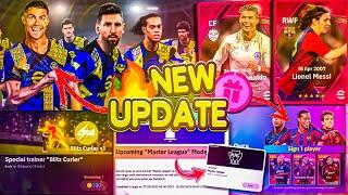 Officially V4.2.0 Big Update In eFootball™ 2025  Update Release Date, Master League & Manager Pack