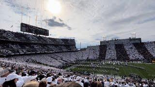 Penn State vs Michigan entrance Stripe Out Game 11/11/23