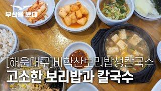 [해운대구]센텀시티 보리밥과 생칼국수 고소했어요 ~